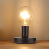 Industrial Metal Edison Light Bulb Stand